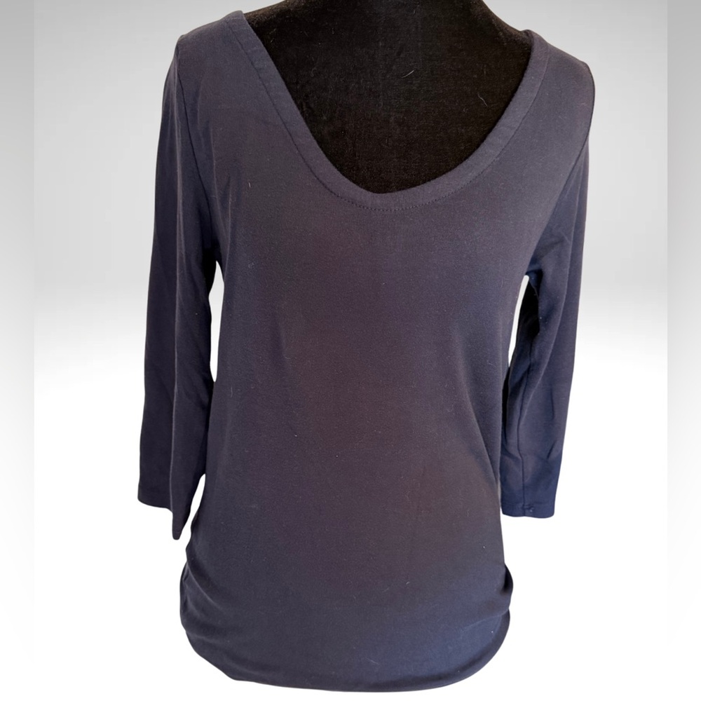 GAP Women's Long Sleeve Gray Top